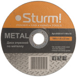 Диск отрезной по металлу STURM 9020-07-150х16